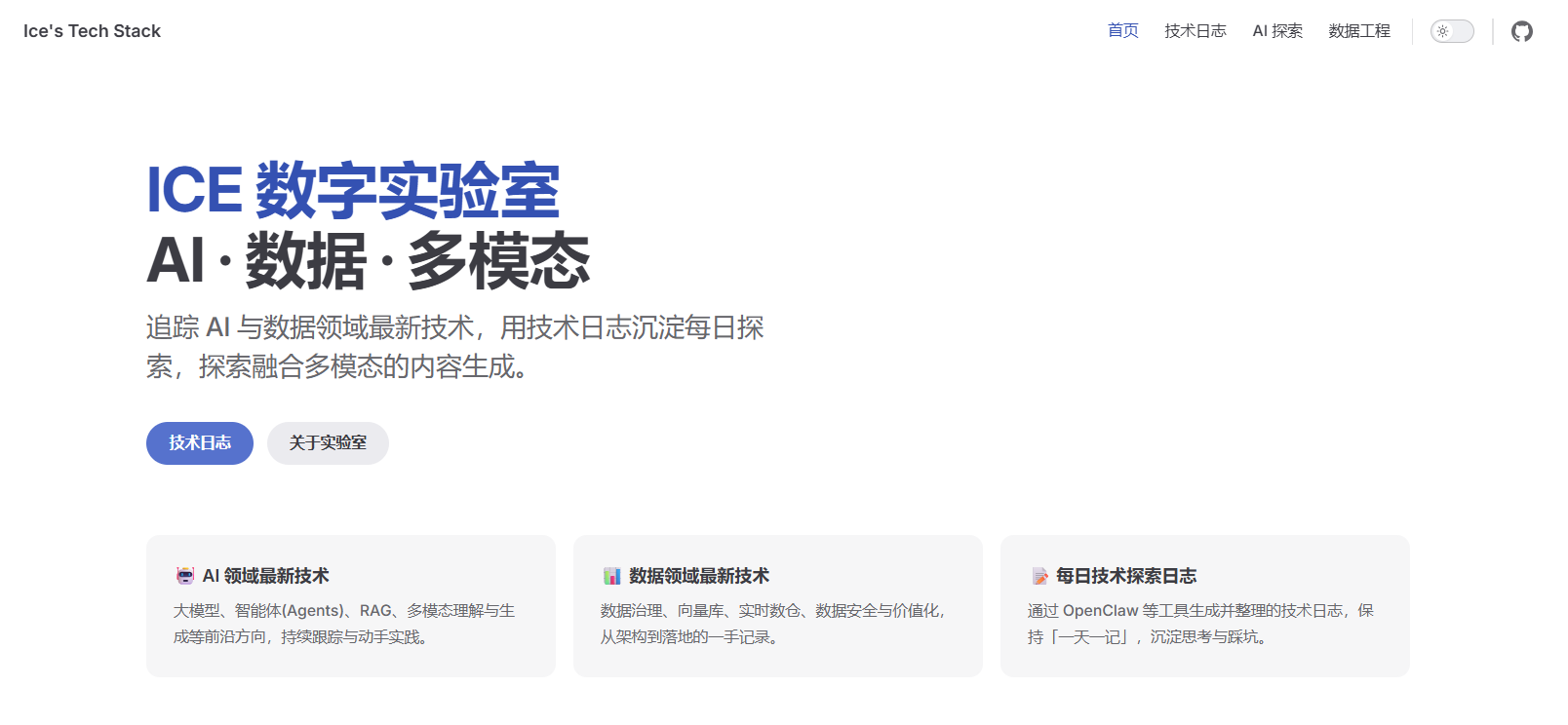ICE 数字实验室起航
