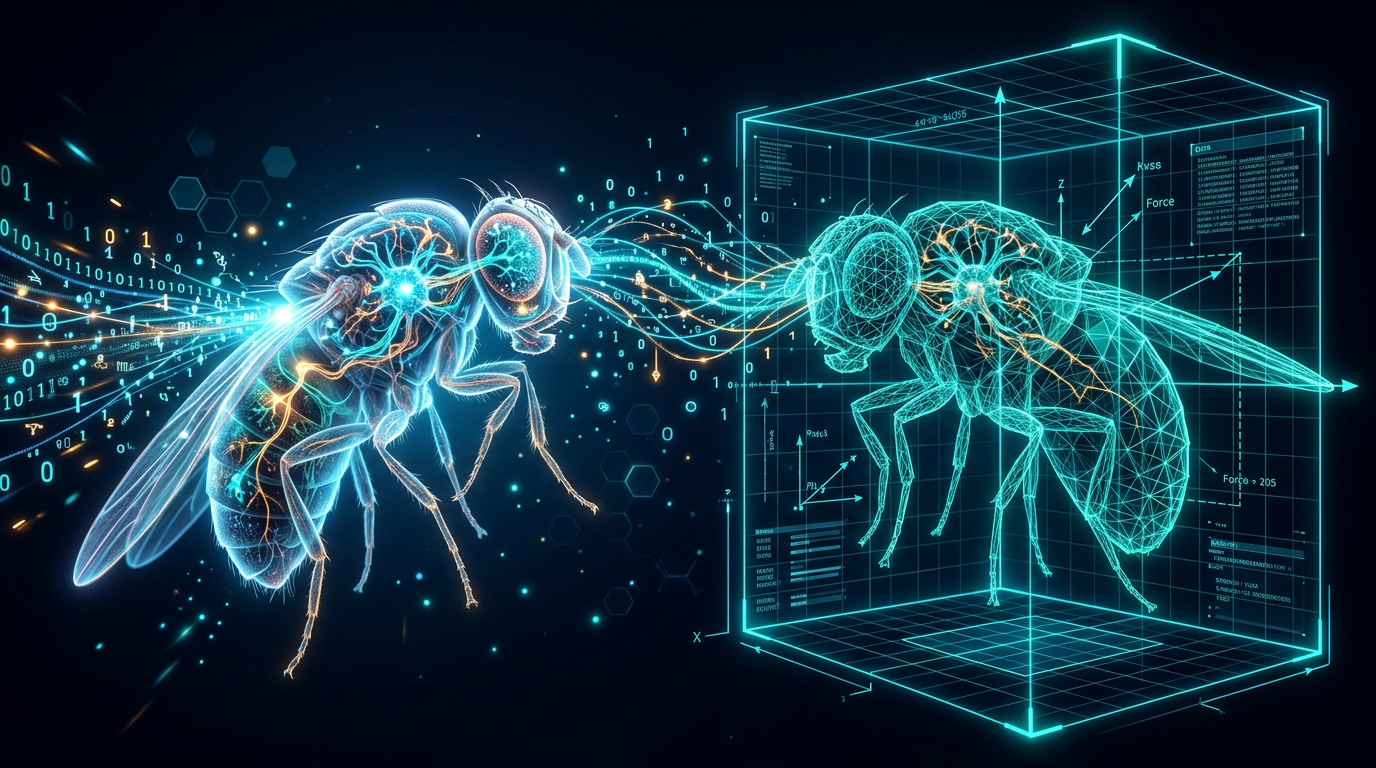赛博果蝇活了：全脑模拟从科幻走进现实