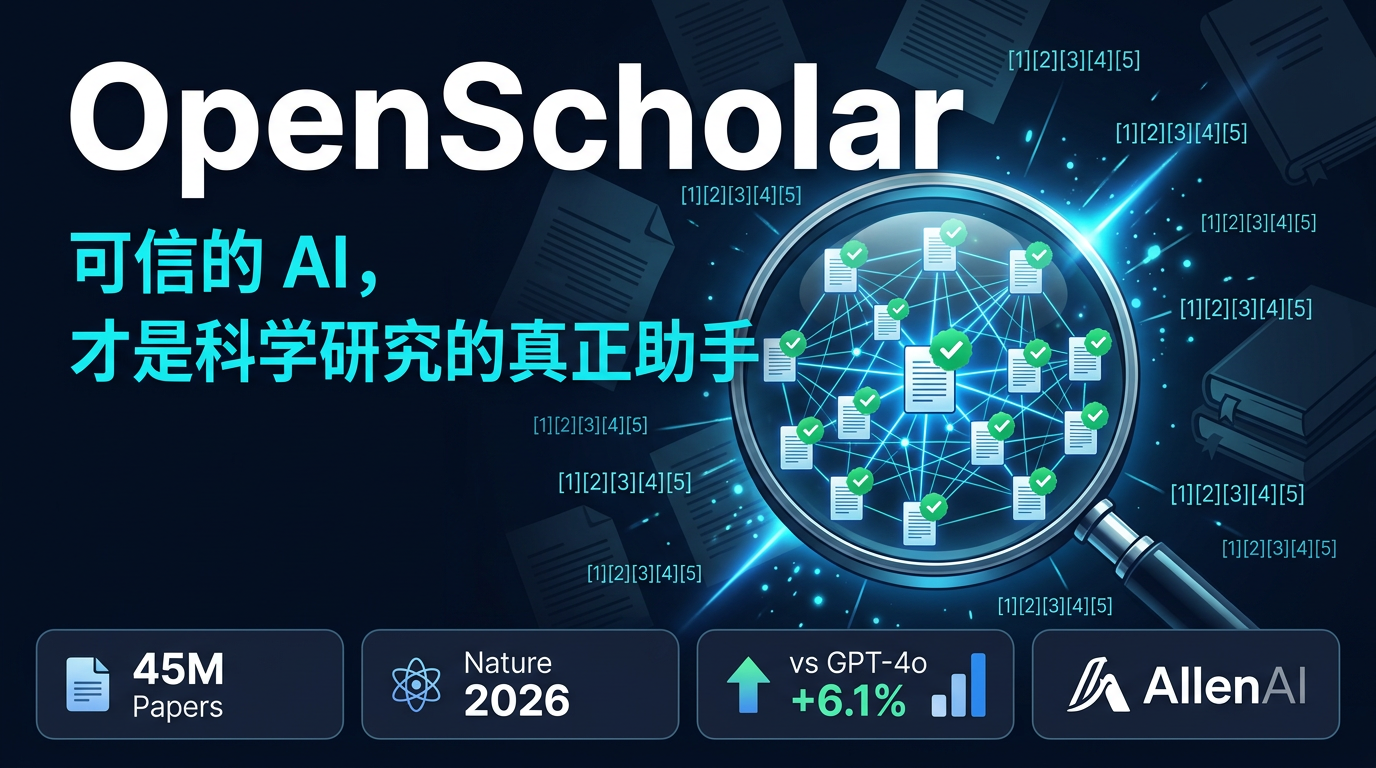 OpenScholar：可信的 AI，才是科学研究的真正助手