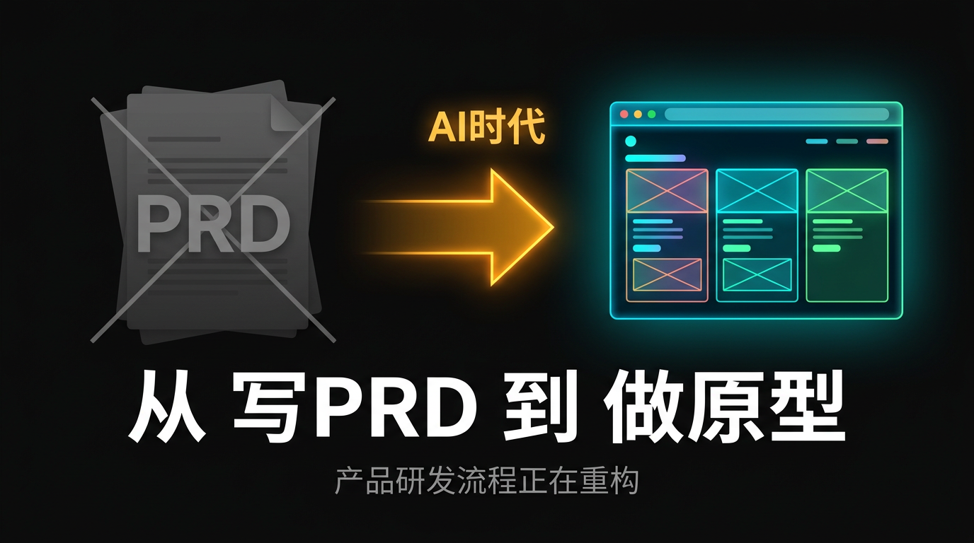 观点 | 从「写 PRD」到「做原型」：产品研发流程正在重构