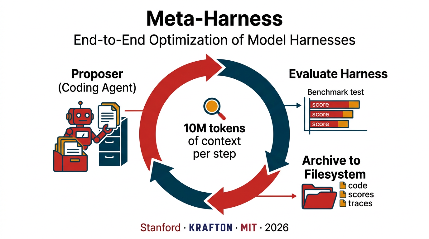 论文解读：Meta-Harness —— 让 AI 自动优化 AI 的"外壳"