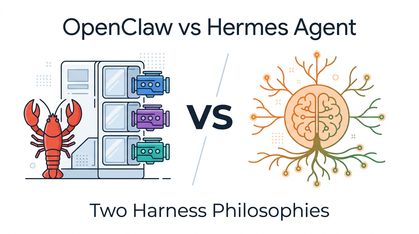 OpenClaw vs Hermes Agent：两种 Harness 哲学的深度对比