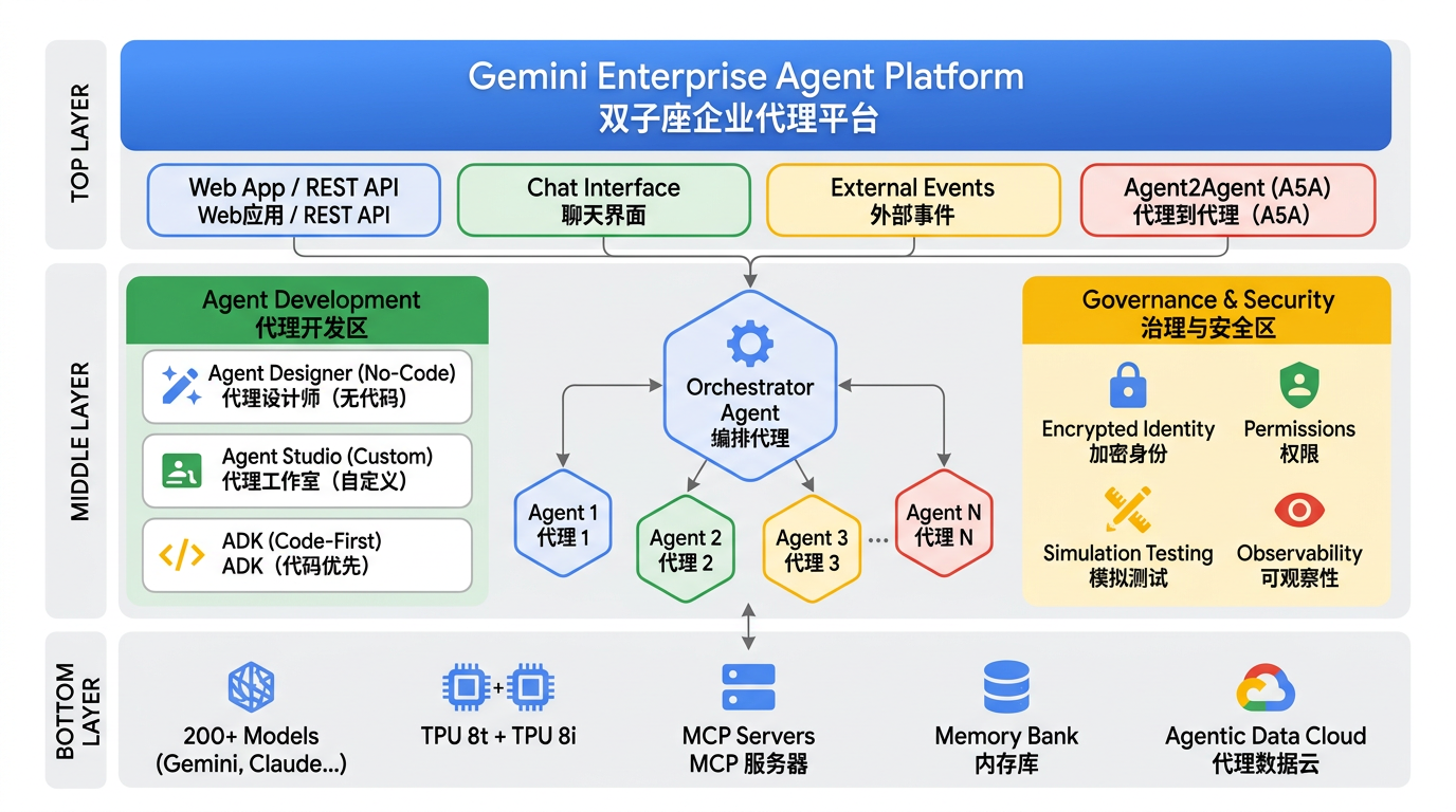 Gemini Enterprise Agent Platform 架构