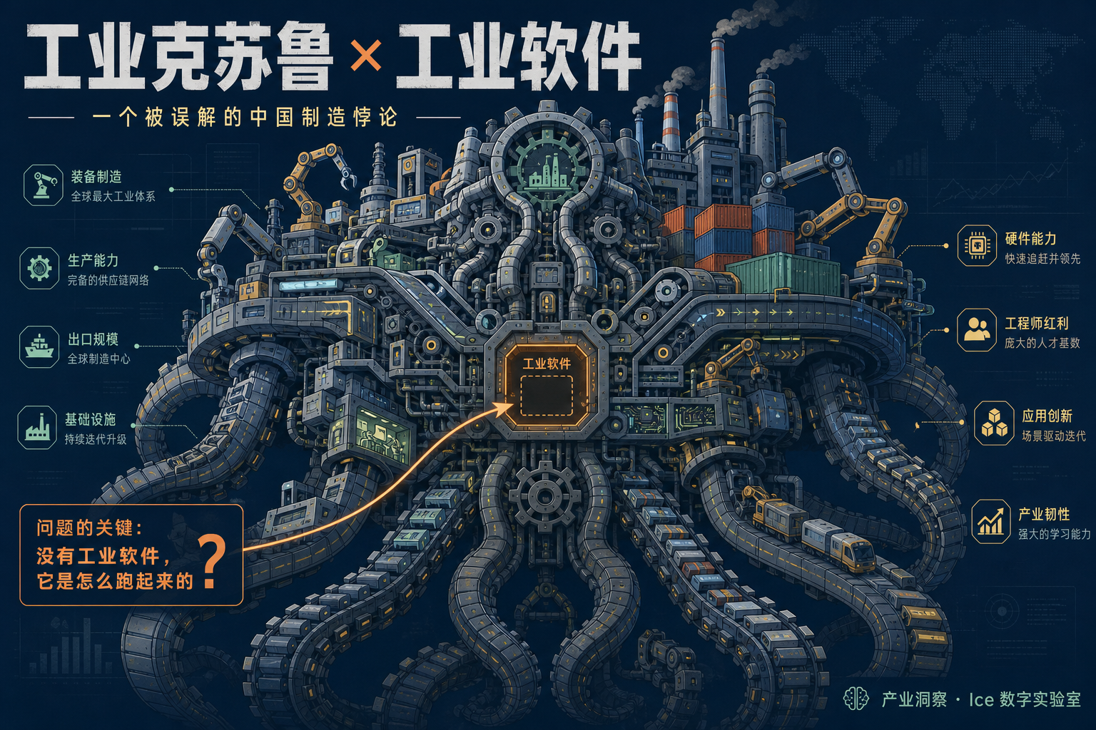 工业克苏鲁：用"软件 + 数据 + AI"重构工业基座