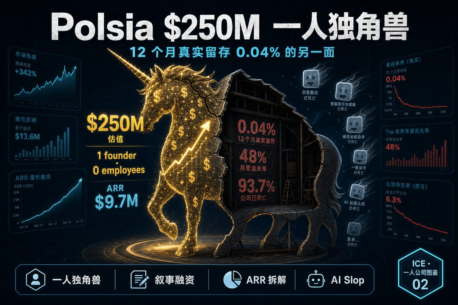 Polsia $250M 估值的另一面