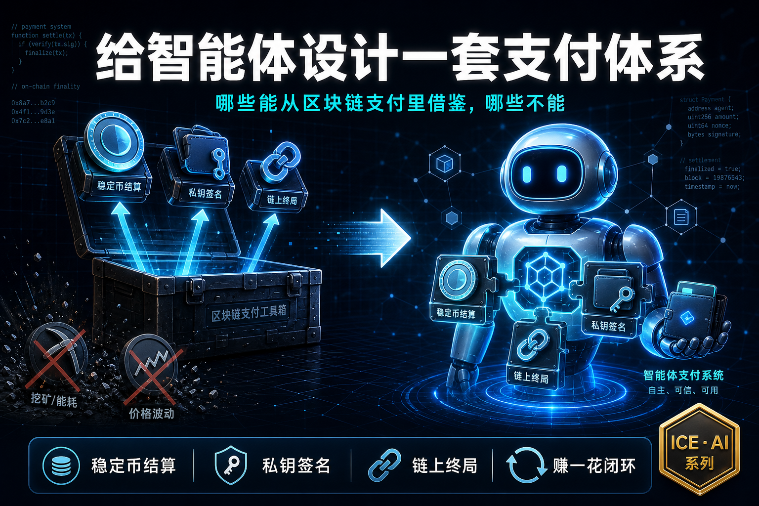 给智能体设计一套支付体系：从区块链支付里借鉴什么、不借鉴什么