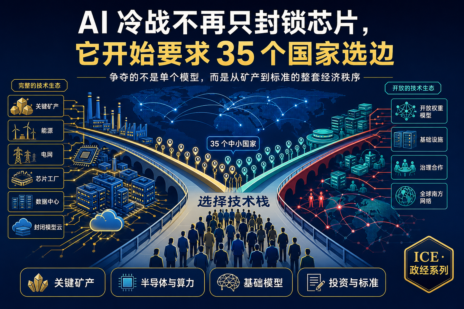 AI 冷战不再只封锁芯片,它开始要求 35 个国家选边