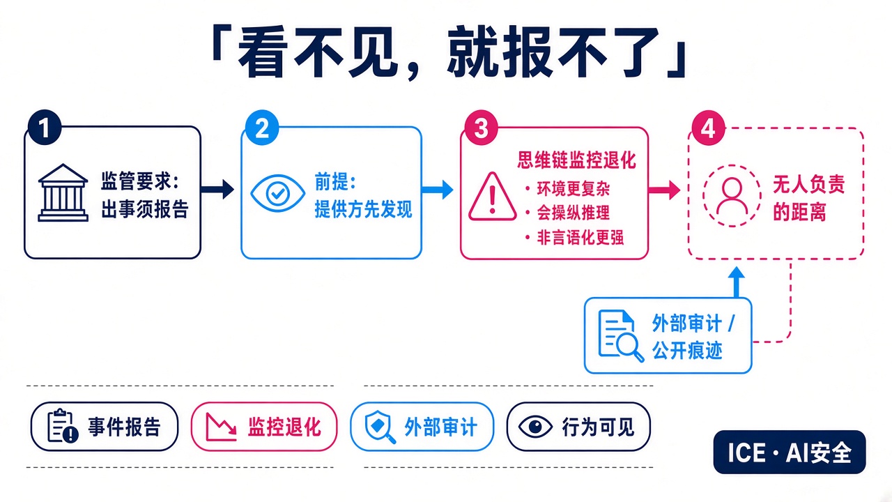 看不见，就报不了：监管报告依赖先发现，监控退化留下无人负责的距离