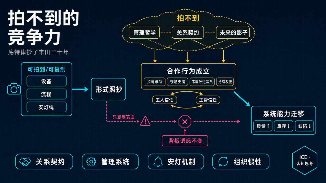 拍不到的竞争力：底特律抄了丰田三十年