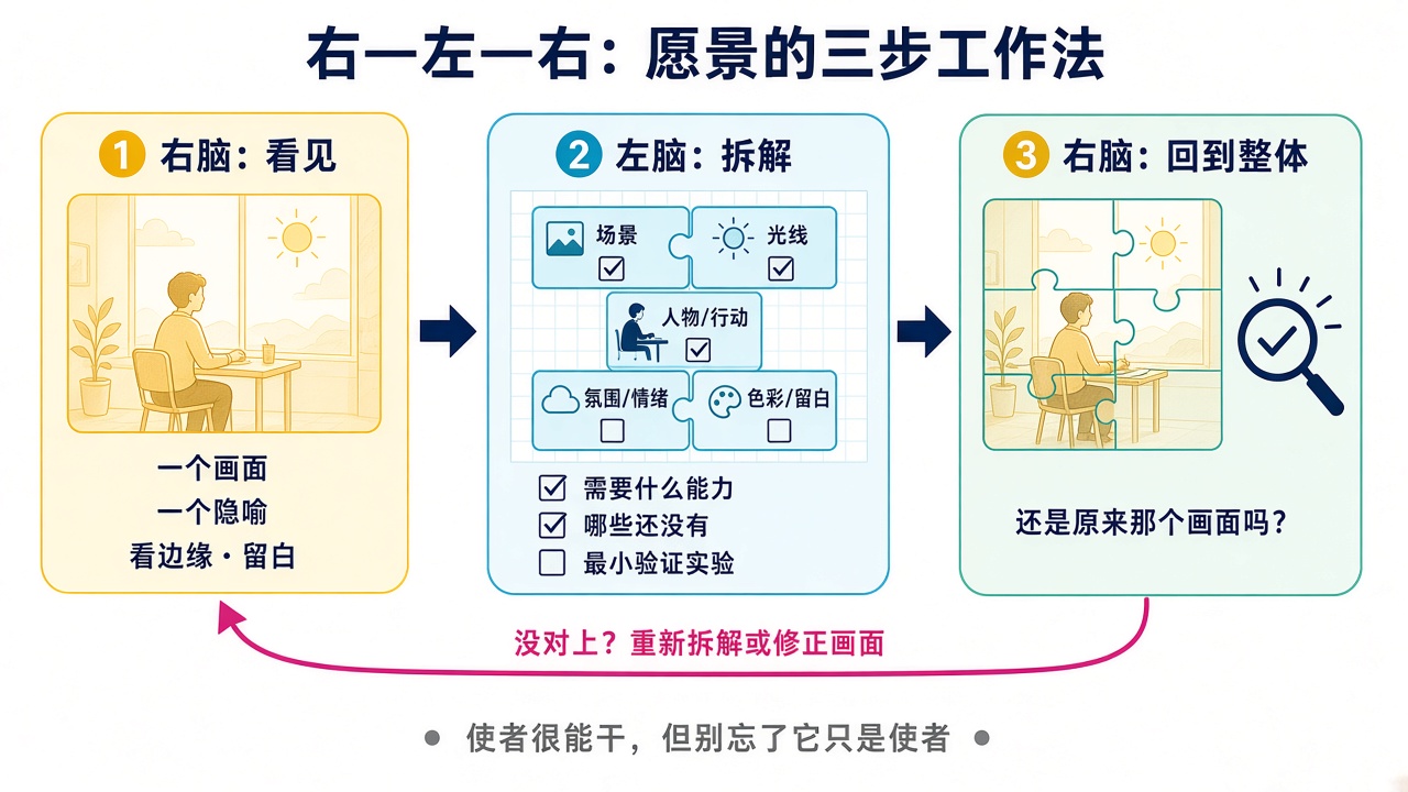 右—左—右:愿景的三步工作法