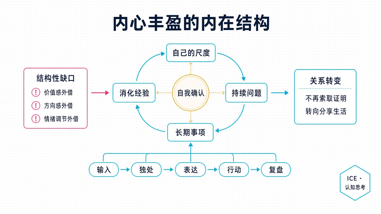内心丰盈的内在结构:四根支柱、自我确认循环与关系转变