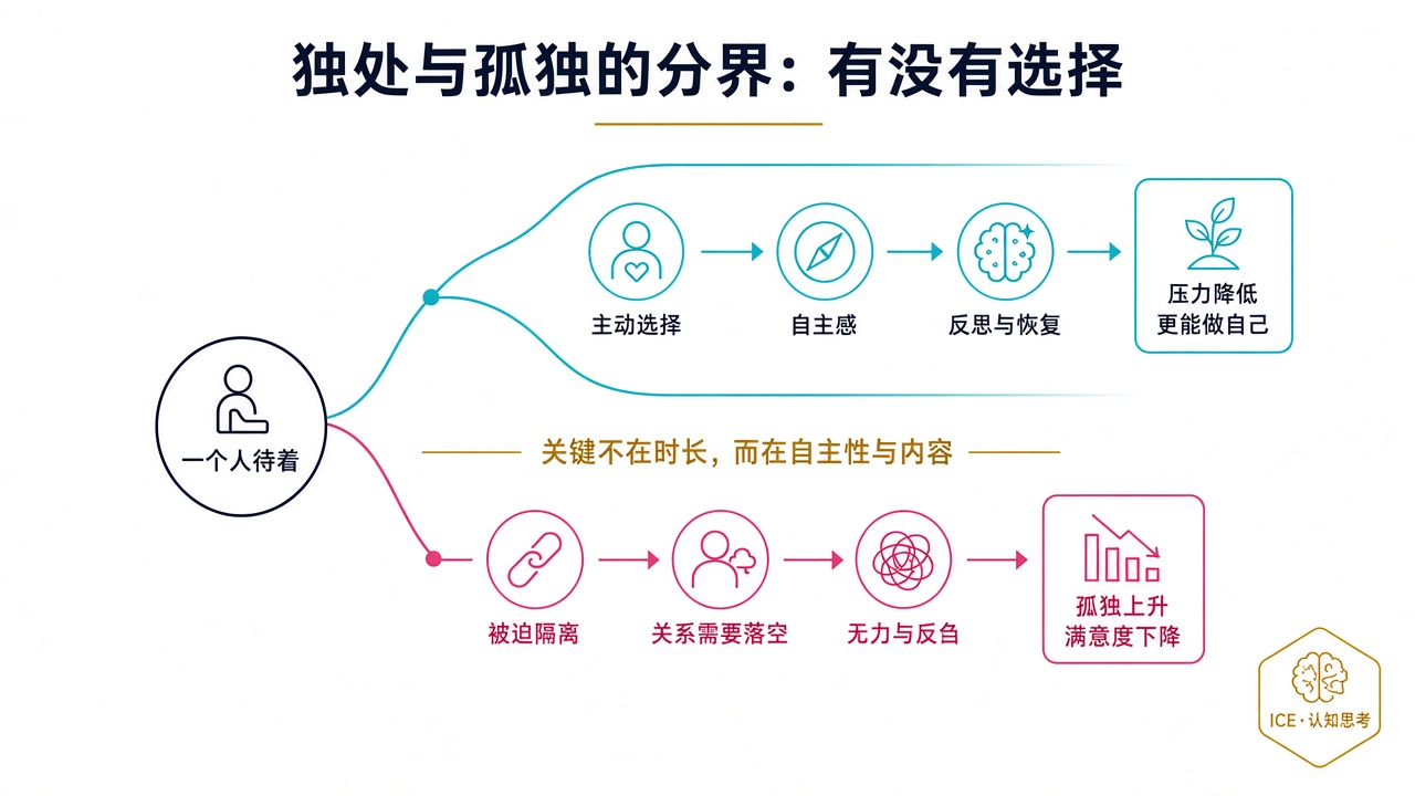 独处与孤独的分界不在时长,而在自主性与内容